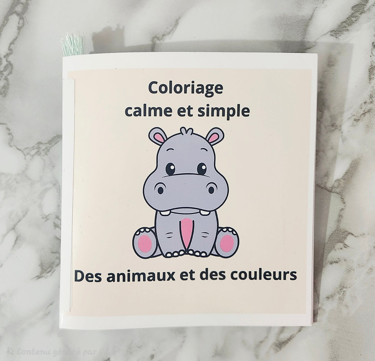 Coloriage calme et simple – Animaux et couleurs (PDF à imprimer)