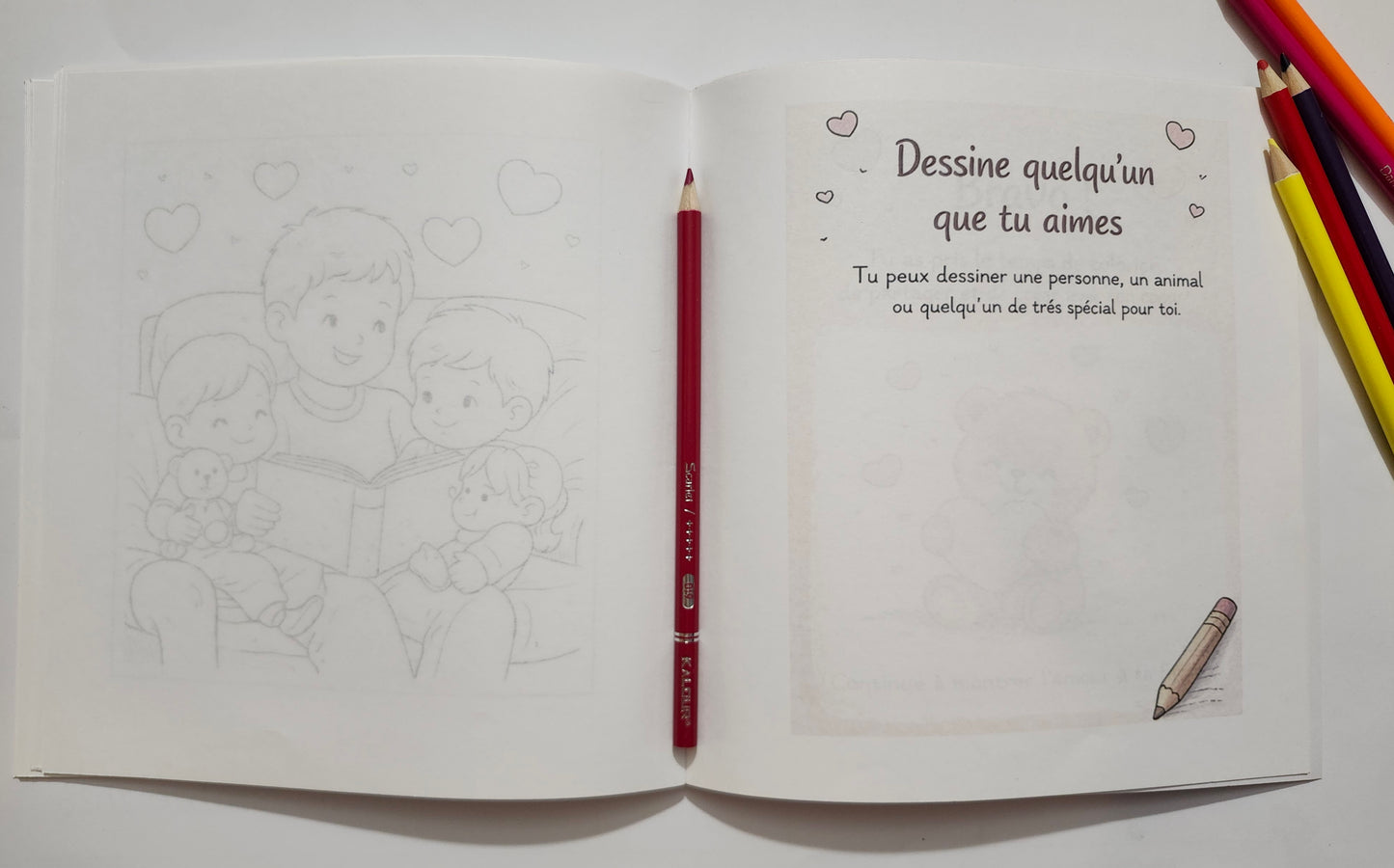 Livre de coloriage apaisant – L’amour en douceur