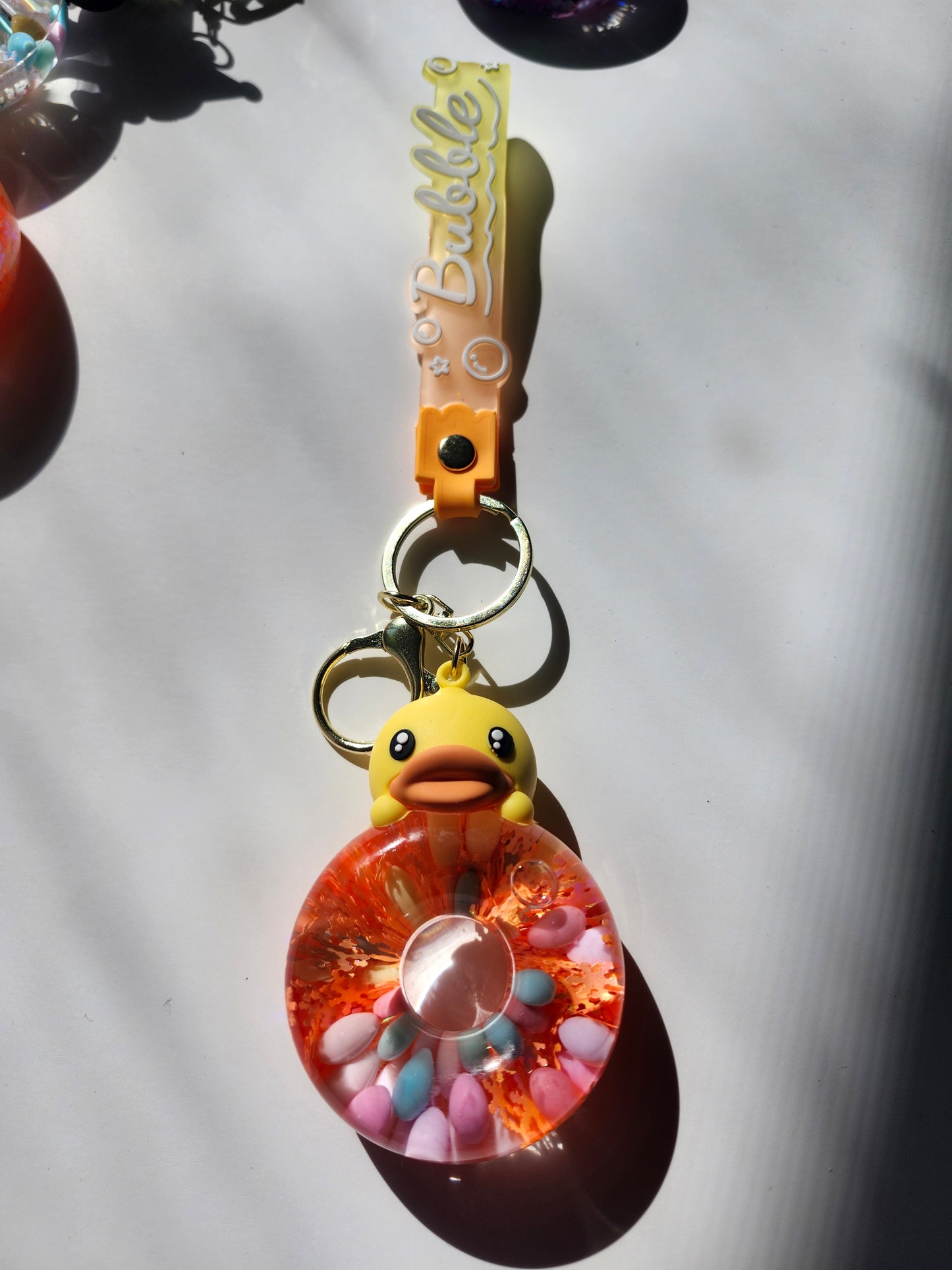 Porte-clés sensoriel personnage kawaii