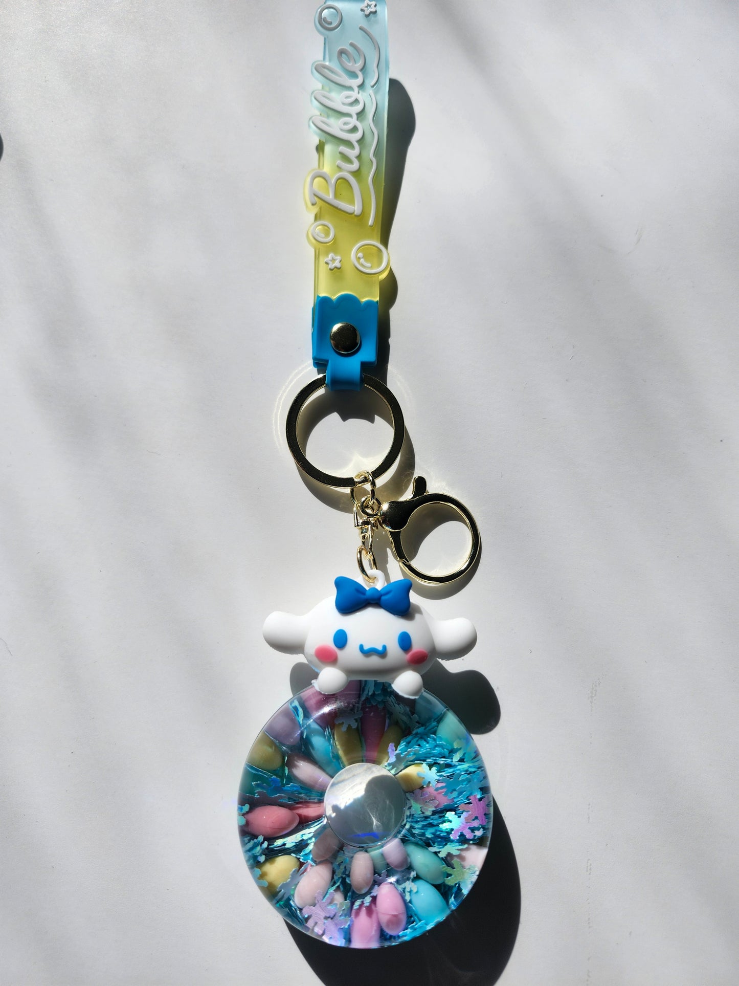 Porte-clés sensoriel personnage kawaii