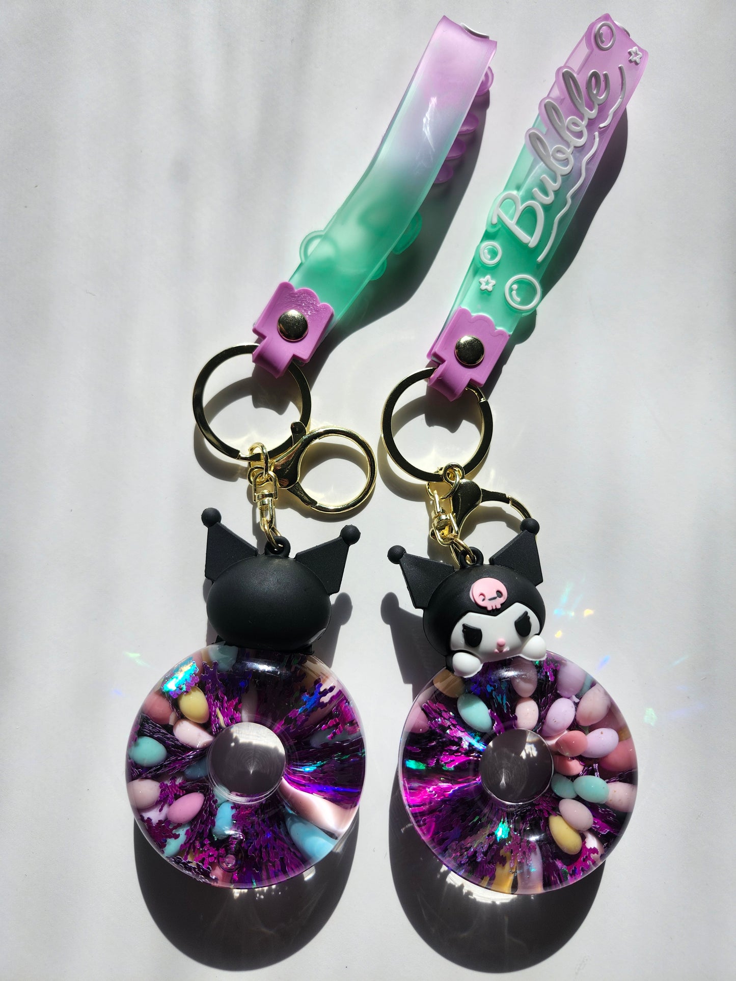 Porte-clés sensoriel personnage kawaii