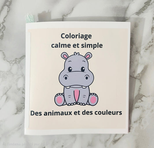 Livre de coloriage éducatif – Les animaux et les couleurs (édition premium) version imprimée.
stickers inclus | Enfants 2–6 ans | pdf disponible