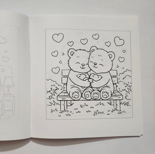 Livre de coloriage apaisant – L’amour en douceur