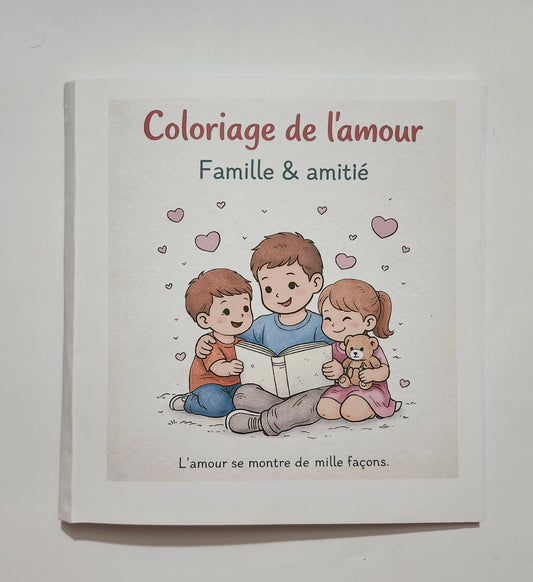 Livre de coloriage apaisant – L’amour en douceur